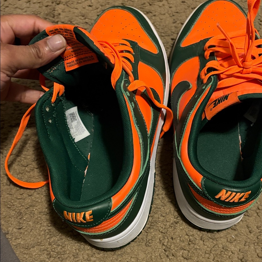 Nike dunks low miami hurricanes - Picture 4 of 4